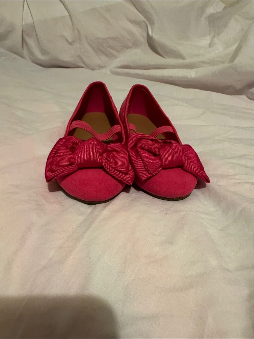 Old Navy Hot Pink Slip-On Ballet Flats for Kids